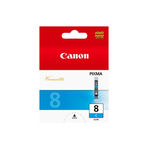 Canon 0621B001/CLI-8C Ink cartridge cyan, 420 pages ISO/IEC 24711 13ml for Canon Pixma IP 3300/4200/6600/MP 960/Pro 9000