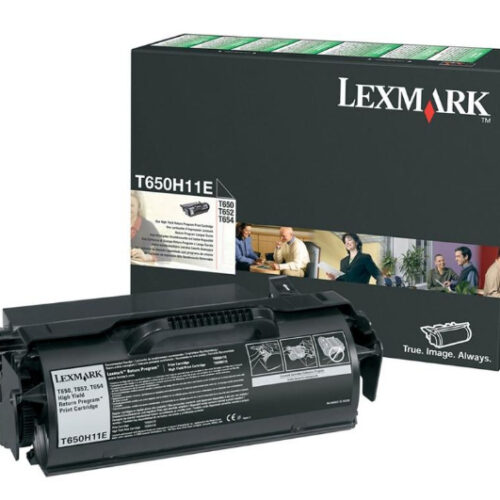 3913953_1038300680 Lexmark T650H11E Toner cartridge black return program, 25.000 pages ISO/IEC 19752 for Lexmark T 650/654