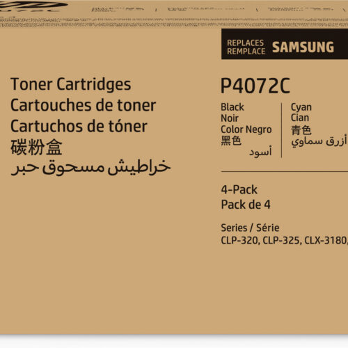 HP SU382A/CLT-P4072C Toner Value-Kit (Bk,C,M,Y) 1500pg + 3x1000pg Pack=4 for Samsung CLP-320