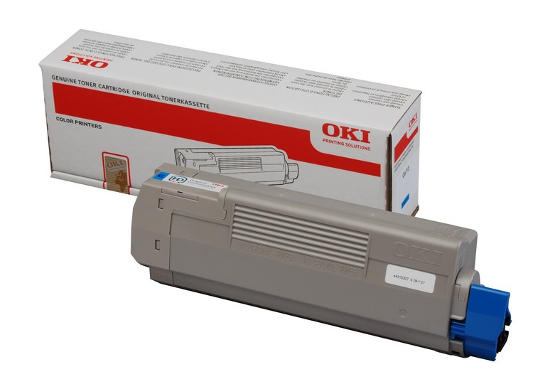 OKI 44315307 Toner-kit cyan, 6.000 pages ISO/IEC 19798 for OKI C 610