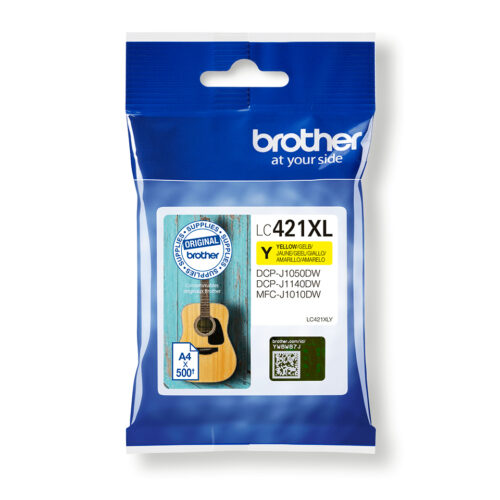 396432668a5dbf9617c7052eee50ab0adf089695 Brother LC-421XLY Ink cartridge yellow, 500 pages for Brother DCP-J 1050