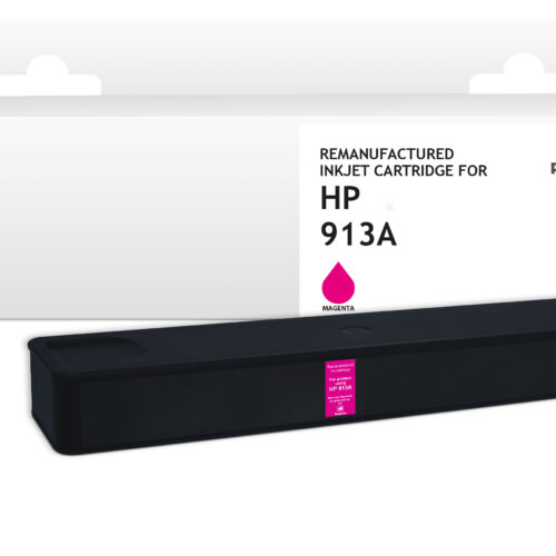 PrintMate HP 913A, remanufactured ink cartridge, Magenta 3200p