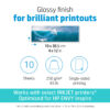 3b477248ffea5356b93a9959a7678dfeeb20d2d7 HP Advanced Photo Paper Glossy 65 lb 5 x 5 in. (127 x 127 mm) 20 sheets