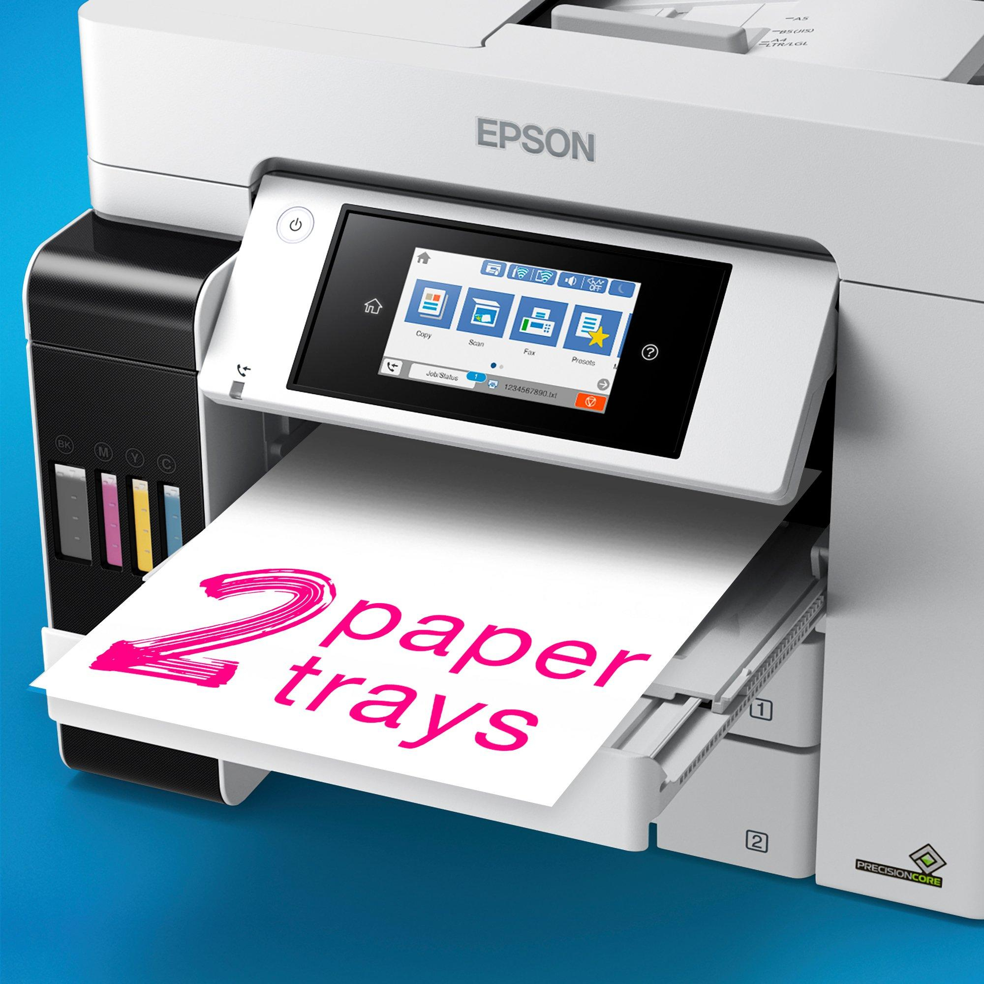 3c874bc5f9fb149dbfdc6ba572afb87a7fec6855 Epson EcoTank Pro ET-5885 Inkjet A4 4800 x 1200 DPI 25 ppm Wi-Fi
