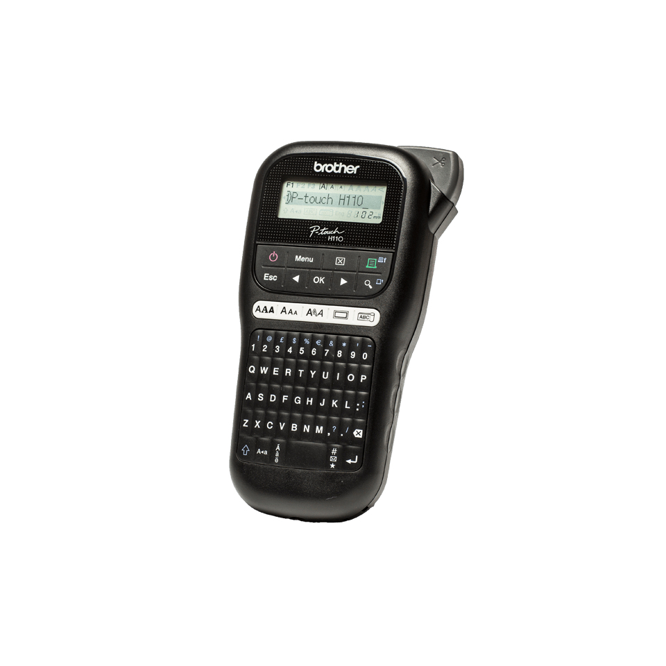 3c99c715e0d2376ed88344fd0a5b755282163b9f Brother PT-H110 label printer Thermal transfer 180 x 180 DPI 20 mm/sec TZe QWERTY