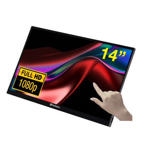 3dbb717e40a28fde279605a1579ce9493312445c Verbatim 49591 computer monitor 35.6 cm (14") 1920 x 1080 pixels Full HD LCD Touchscreen Black