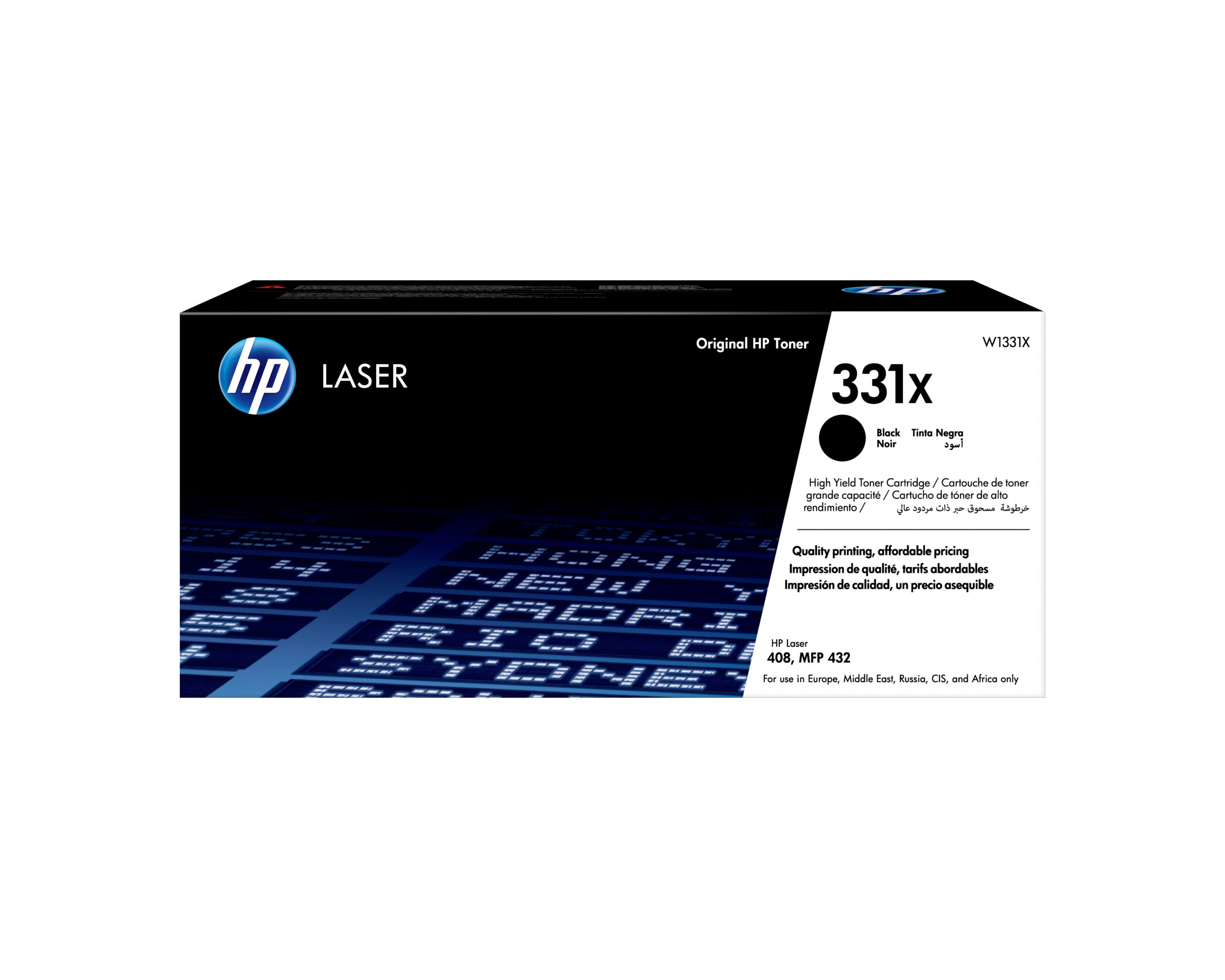 HP W1331X/331X Toner-kit, 15.000 pages ISO/IEC 19752 for HP Laser 408