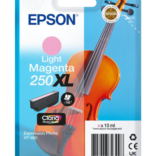Epson C13T16P64010/250XL Ink cartridge light magenta high-capacity, 740 pages 8.9ml for Epson Expression Photo XP-980