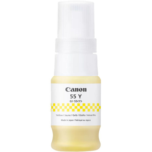 3ed8ed774c6be9a4fd2bae2eaaa2fec2 Canon 6291C001/GI-55Y Ink bottle yellow, 3.000 pages ISO/IEC 19752 40ml for Canon Maxify GX 1050