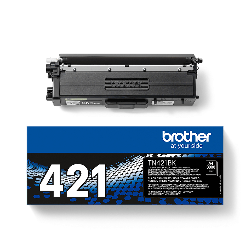 3ee324564a689ba1a1635d9921aab40a9c168bfb Brother TN-421BK Toner-kit black, 3.000 pages ISO/IEC 19752 for Brother HL-L 8260/8360