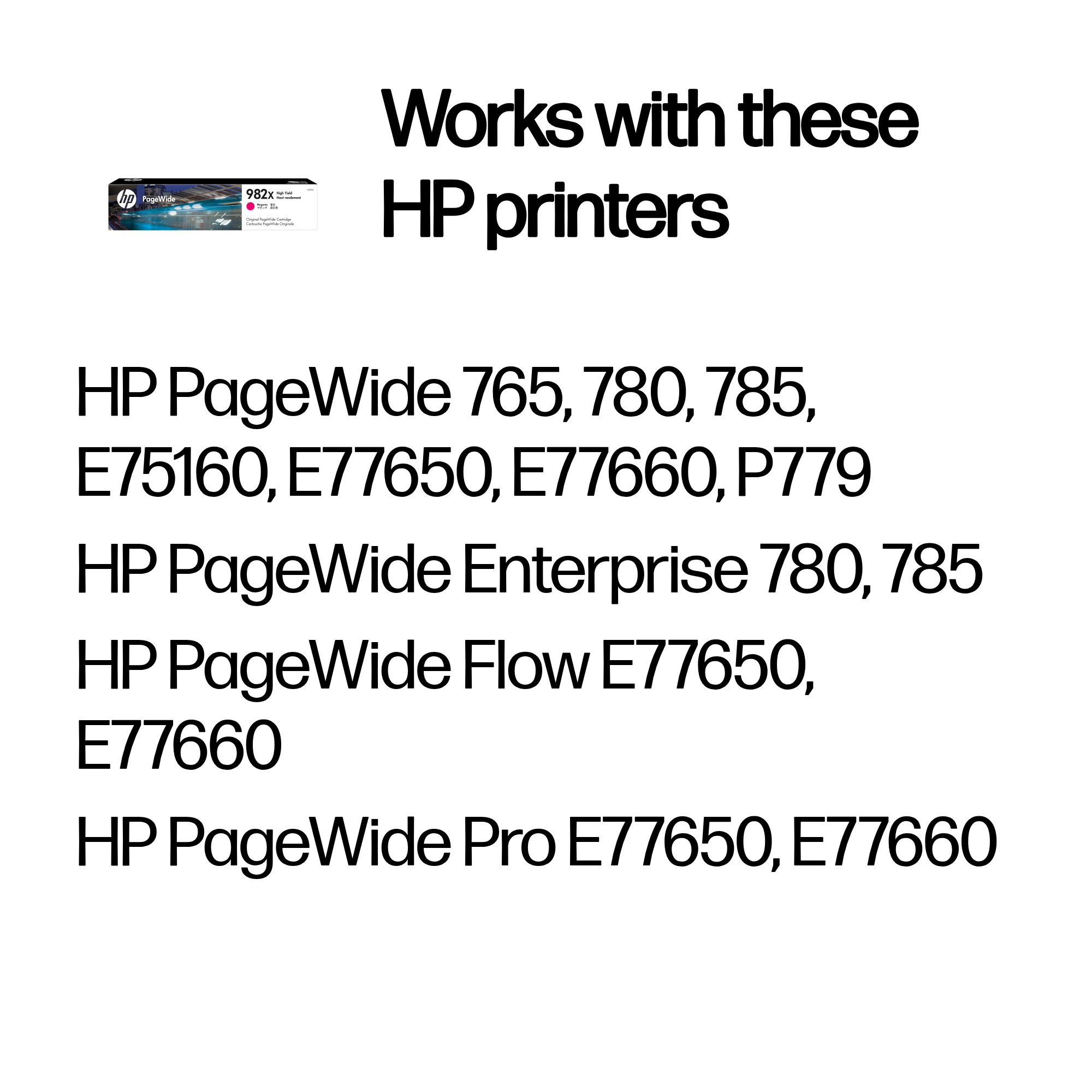 HP T0B28A/982X Ink cartridge magenta, 16.000 pages ISO/IEC 24711 116ml for HP PageWide 765