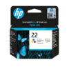 HP C9352AE/22 Printhead cartridge color, 165 pages ISO/IEC 24711 5ml for HP DeskJet F 4135/3910/OfficeJet J 3600/OfficeJet 4315/OfficeJet 5610