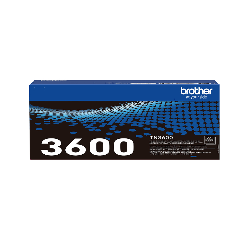 Brother TN-3600 Toner-kit, 3.000 pages ISO/IEC 19752 for Brother HL-L 5200/6410/MFC-L 6710