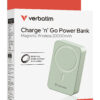 Verbatim Charge ´n´ Go Essentials Magnetic Wireless Power Bank 20000 mAh Green