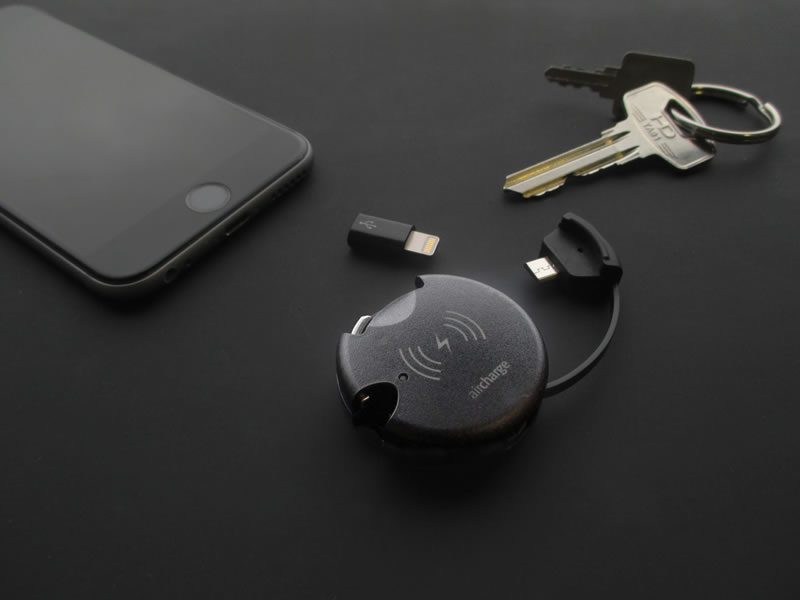 Aircharge AIR0316 mobile device charger Smartphone Black Indoor