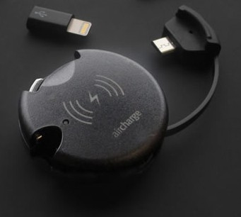 Aircharge AIR0316 mobile device charger Smartphone Black Indoor