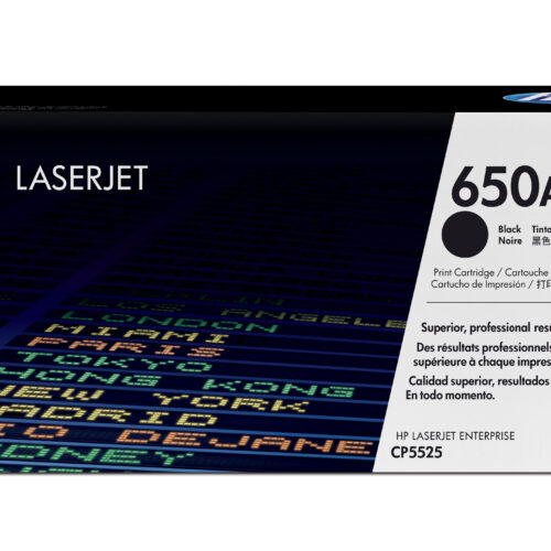 HP CE270A/650A Toner cartridge black, 13.500 pages ISO/IEC 19798 for HP CLJ CP 5525