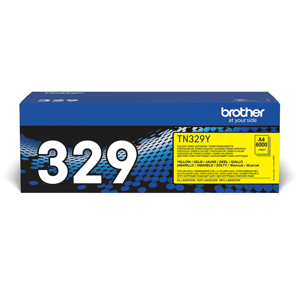 Brother TN-329Y Toner-kit yellow extra High-Capacity, 6.000 pages ISO/IEC 19798 for Brother DCP-L 8450