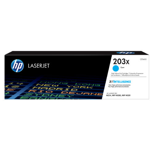 HP CF541X/203X Toner cartridge cyan high-capacity, 2.500 pages ISO/IEC 19798 for HP Pro M 254