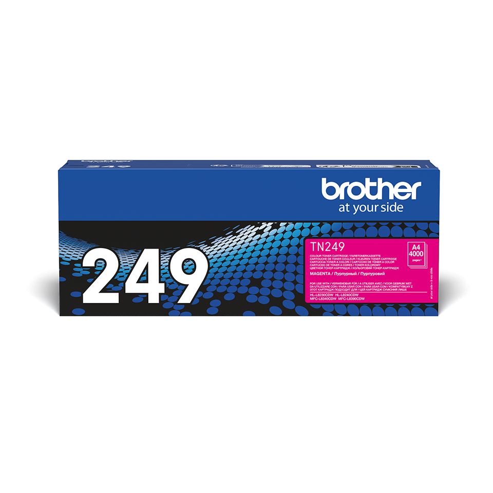 Brother TN-249M Toner-kit magenta extra High-Capacity, 4.000 pages ISO/IEC 19752 for Brother HL-L 8200/MFC-L 8300