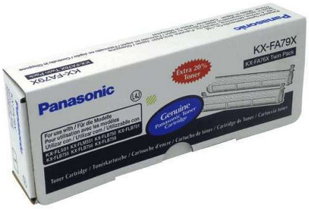 Panasonic KX-FA79X Toner-kit, 2x2.000 pages Pack=2 for Panasonic KX-FL 501
