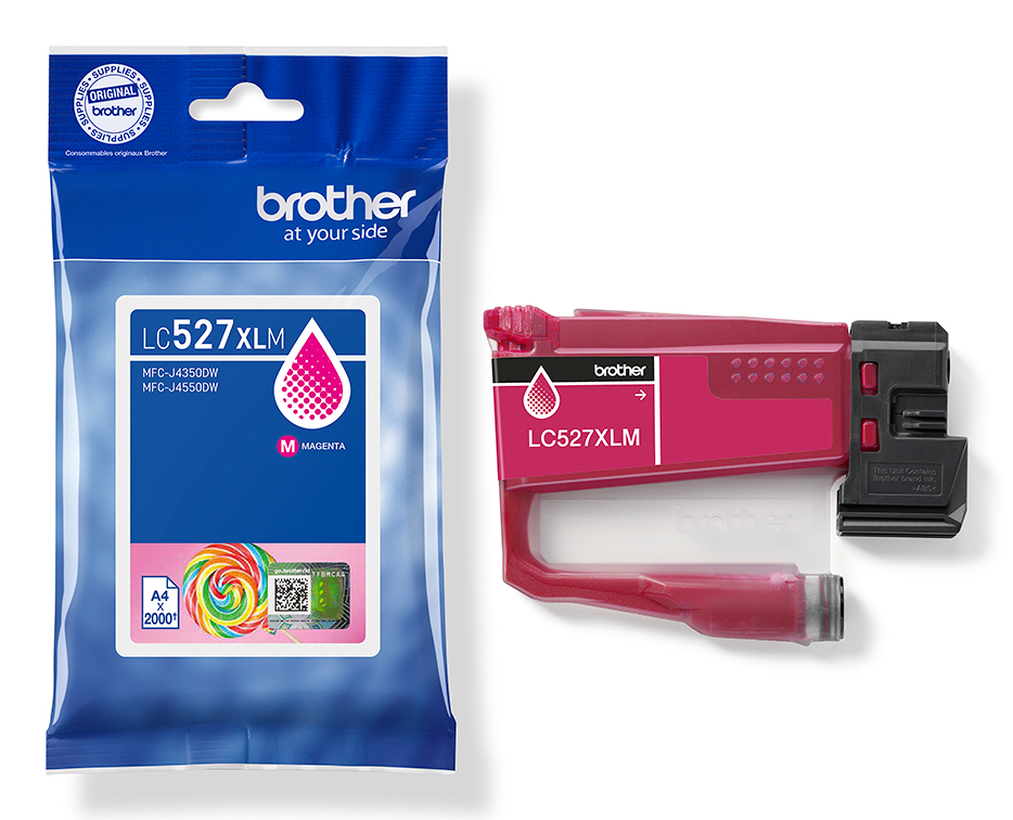 43a268a7e87f0629146dc06ced4e69bf2ca4fcf1 Brother LC-527XLM Ink cartridge magenta high-capacity, 2.000 pages ISO/IEC 19752 for Brother MFC-J 4350