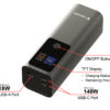 43ee9abb5c66dc23193440888139a6a4805da938 Verbatim Charge ´n´ Go Power Bank 27000mAh 183W Grey