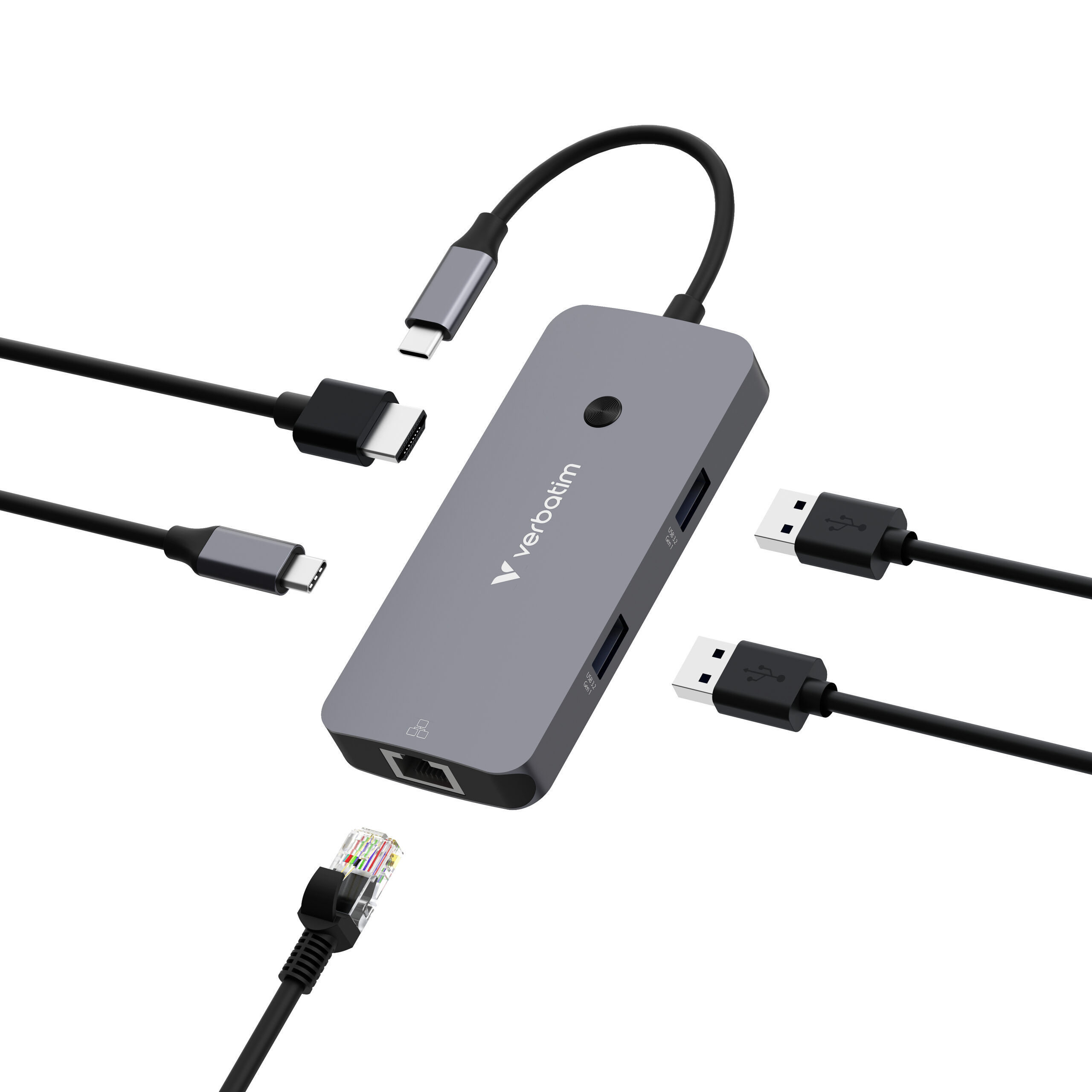 Verbatim CMH-05 USB Type-C 5000 Mbit/s Silver
