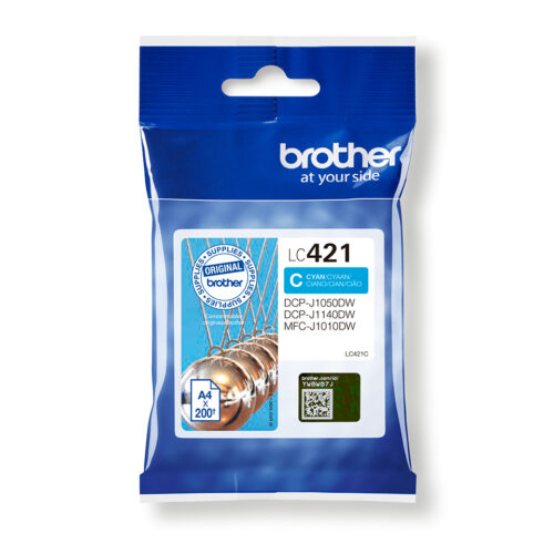 44d7434ea0b8eb48e9c1b01505b1bda22e44d8ab Brother LC-421C Ink cartridge cyan, 200 pages for Brother DCP-J 1050