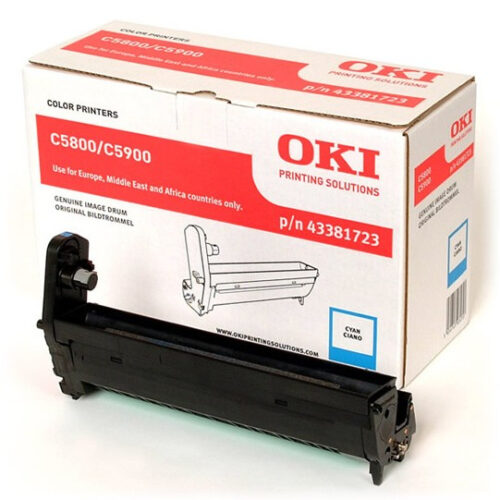 OKI 43381723 Drum kit cyan, 20.000 pages for OKI C 5800