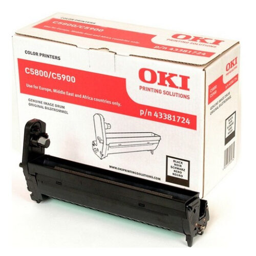 OKI 43381724 Drum kit black, 20.000 pages for OKI C 5800