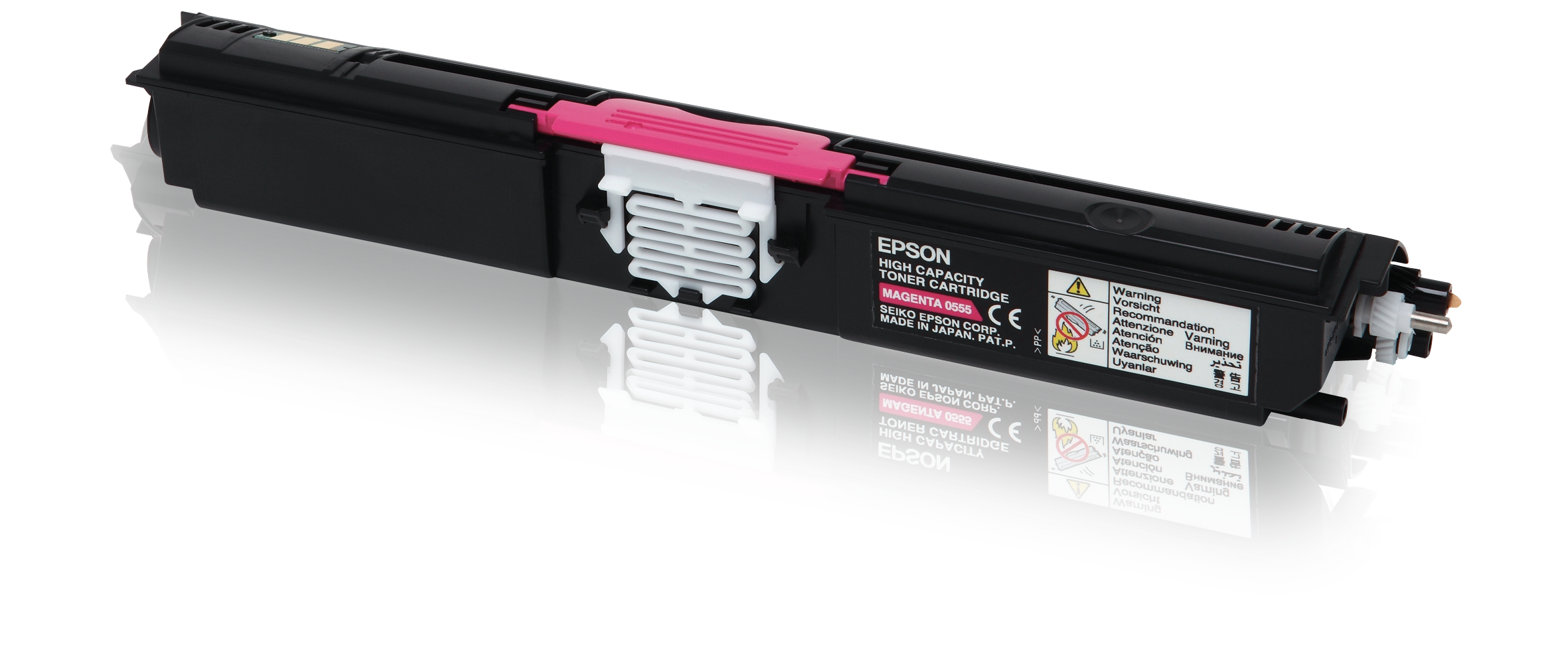 Epson C13S050555/0555 Toner magenta high-capacity, 2.700 pages ISO/IEC 19798 for Epson AcuLaser C 1600