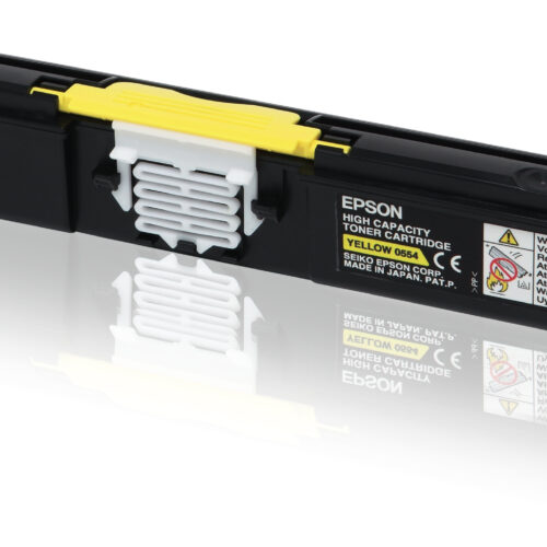 Epson C13S050554/0554 Toner yellow high-capacity, 2.700 pages ISO/IEC 19798 for Epson AcuLaser C 1600