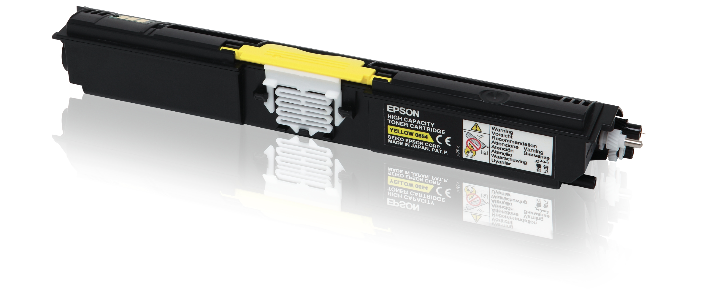 Epson C13S050554/0554 Toner yellow high-capacity, 2.700 pages ISO/IEC 19798 for Epson AcuLaser C 1600