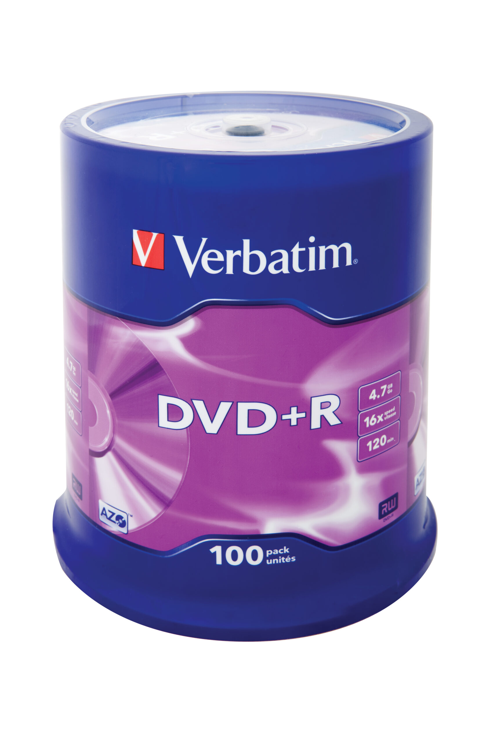 462970_1817375007 Verbatim DVD+R Matt Silver 4.7 GB 100 pc(s)