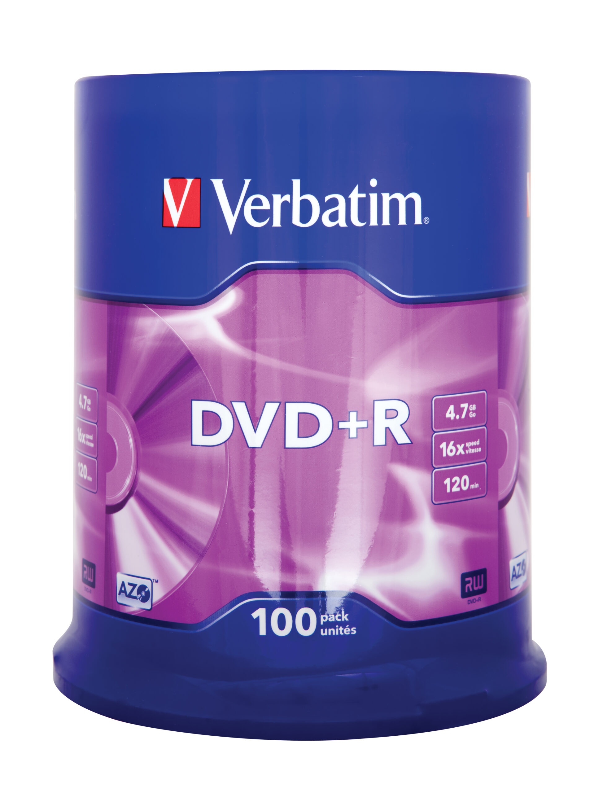 462970_6368530371 Verbatim DVD+R Matt Silver 4.7 GB 100 pc(s)