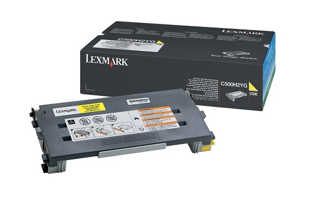 Lexmark C500H2YG Toner yellow, 3.000 pages/5% for Lexmark C 500