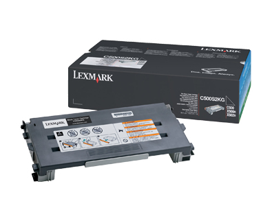 468907-763 Lexmark C500S2KG Toner black, 2.500 pages/5% for Lexmark C 500