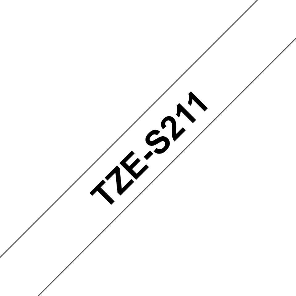 471900aa22e338c4a94d6a985fc2992e6e7bafdc Brother TZE-S211 DirectLabel black on white extra strong Laminat 6mm x 8m for Brother P-Touch TZ 3.5-18mm/6-12mm/6-18mm/6-24mm/6-36mm