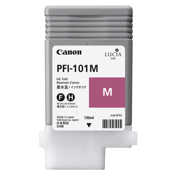 482215_7553474057 Canon 0885B001/PFI-101M Ink cartridge magenta 130ml for Canon IPF 5000/5100/6000 S/6100