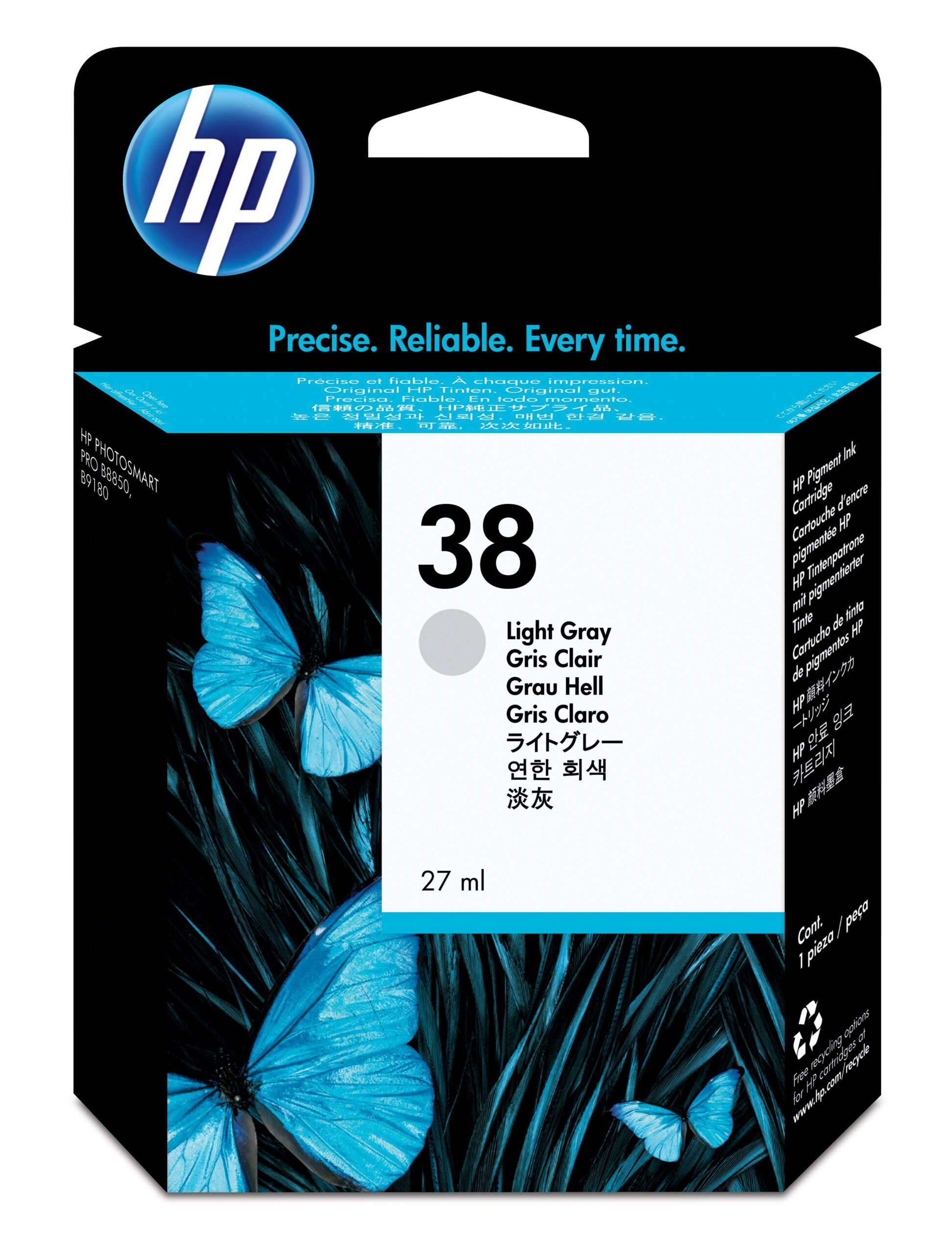 HP C9414A/38 Ink cartridge photo gray, 320 pages 30 Photos 27ml for HP PhotoSmart B 9180