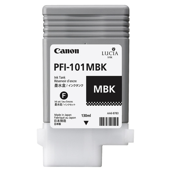 Canon 0882B001/PFI-101MBK Ink cartridge black matt 130ml for Canon IPF 5000/6000 S