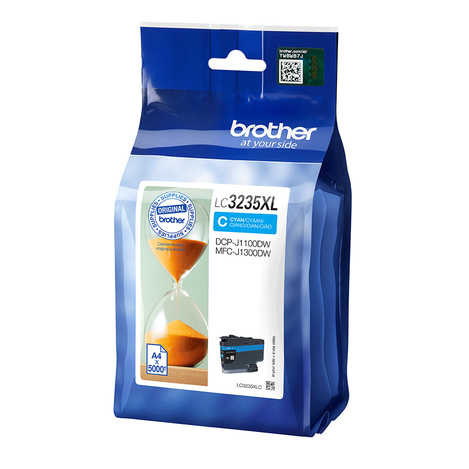 4907fb33701abd3e1e395a0c77cfc5939034ee11 Brother LC-3235XLC Ink cartridge cyan, 5.000 pages for Brother MFC-J 1300