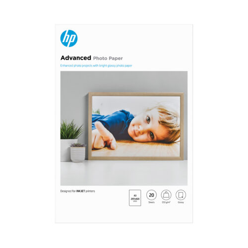 HP Q8697A Glossy-photopaper 25 sheet DIN A3 250g/m² for InkJet