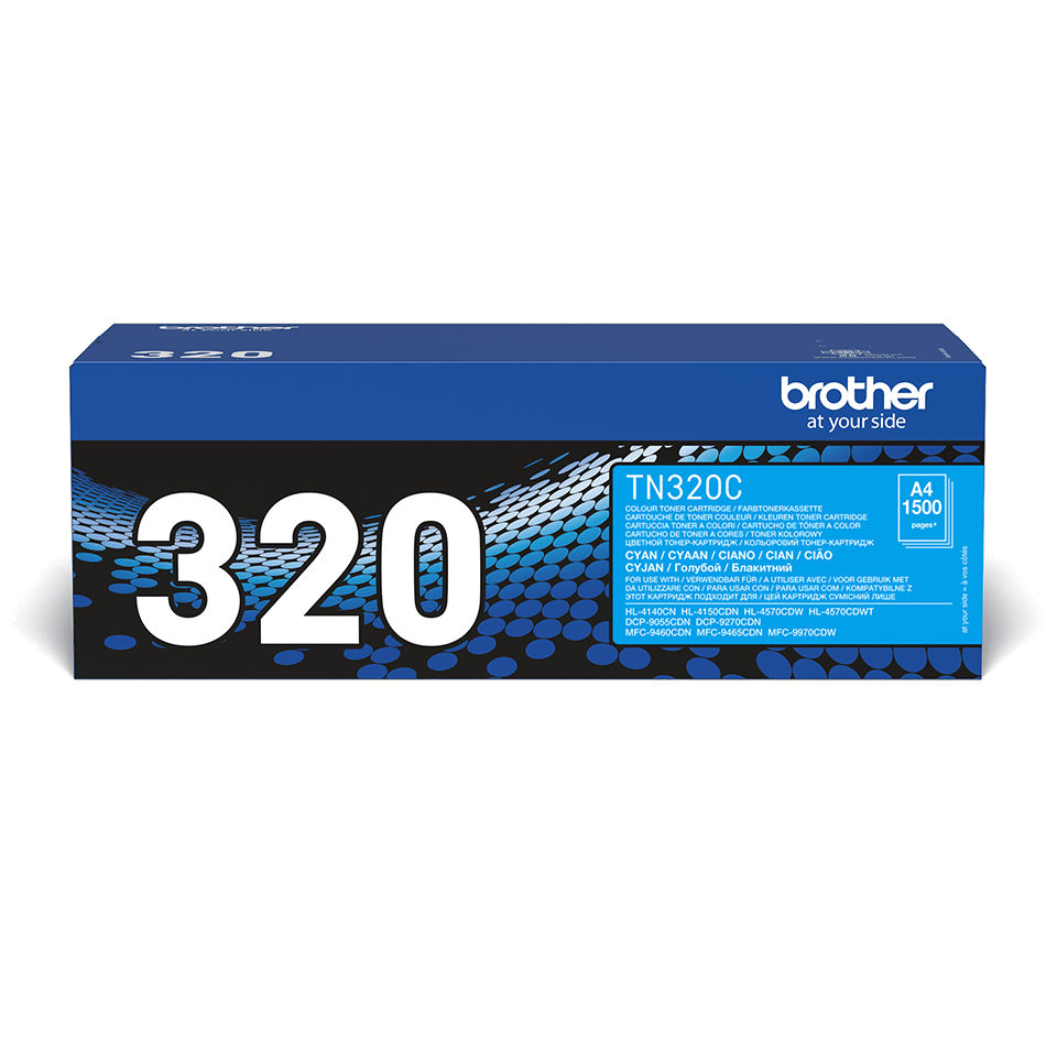 Brother TN-320C Toner cyan, 1.500 pages ISO/IEC 19798 for Brother HL-4150/4570