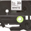Brother TZE-FX211 DirectLabel black on white Laminat 6mm x 8m for Brother P-Touch TZ 3.5-18mm/6-12mm/6-18mm/6-24mm/6-36mm