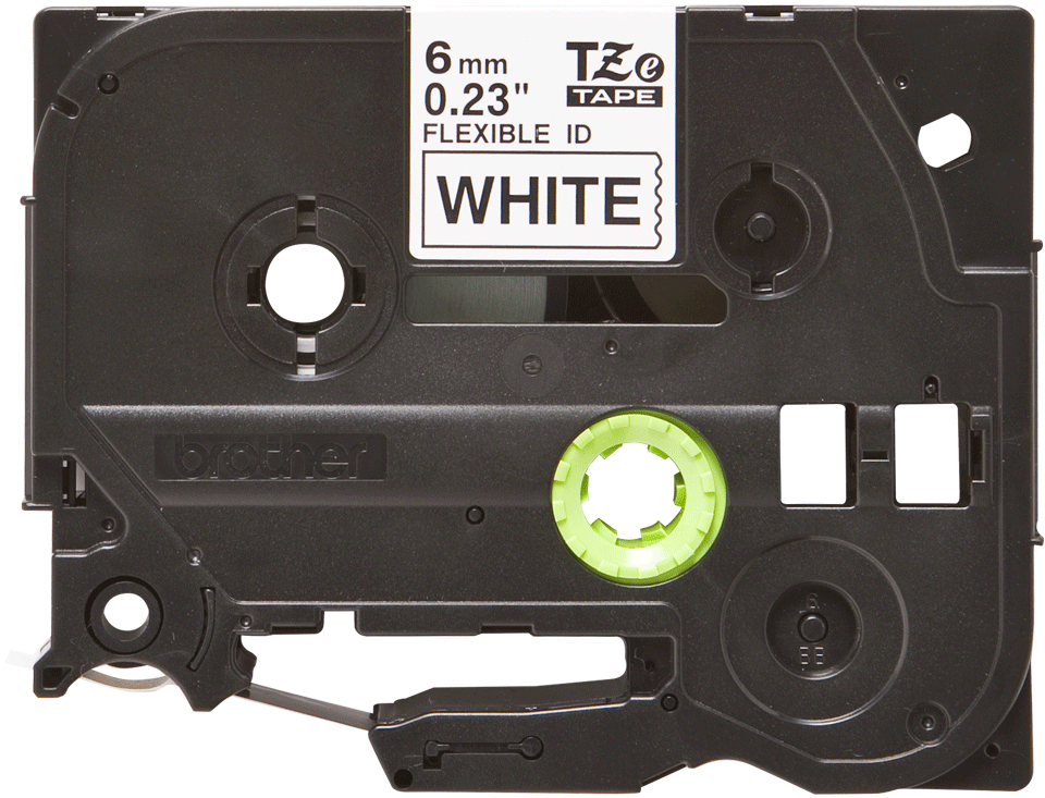 Brother TZE-FX211 DirectLabel black on white Laminat 6mm x 8m for Brother P-Touch TZ 3.5-18mm/6-12mm/6-18mm/6-24mm/6-36mm