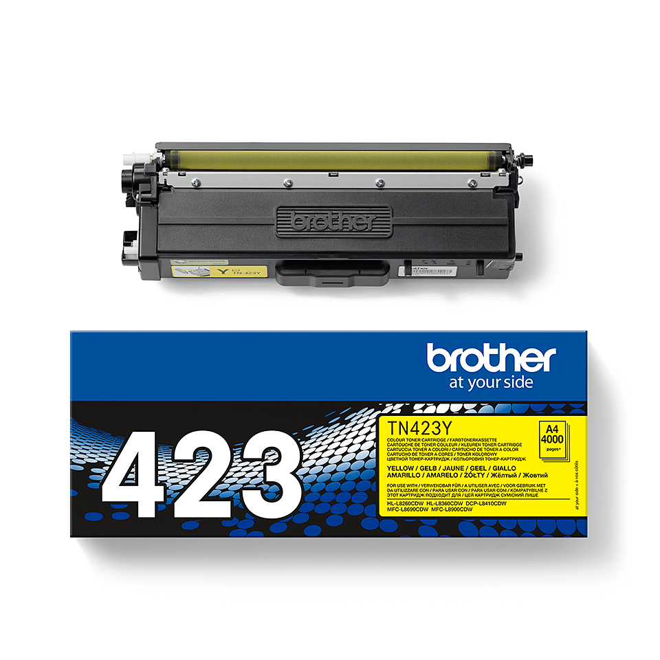 Brother TN-423Y Toner-kit yellow high-capacity, 4.000 pages ISO/IEC 19752 for Brother HL-L 8260/8360