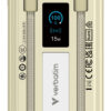 505c10b2c872fe25ddaaa5ce94e65155a6456b26 Verbatim Charge´n´Go 2C & Display Power Bank 10000 mAh Gold