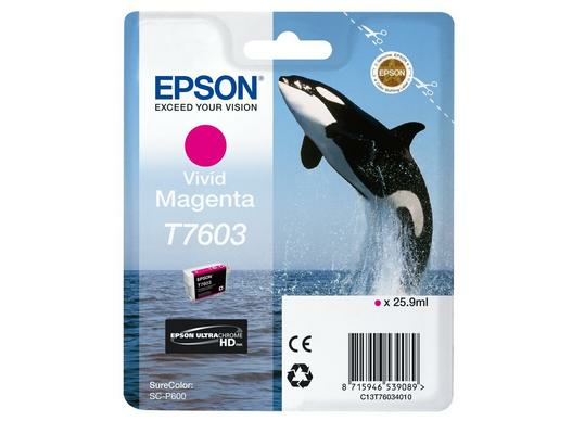 Epson C13T76034N10/T7603 Ink cartridge magenta, 1.400 pages 25.9ml for Epson SC-P 600